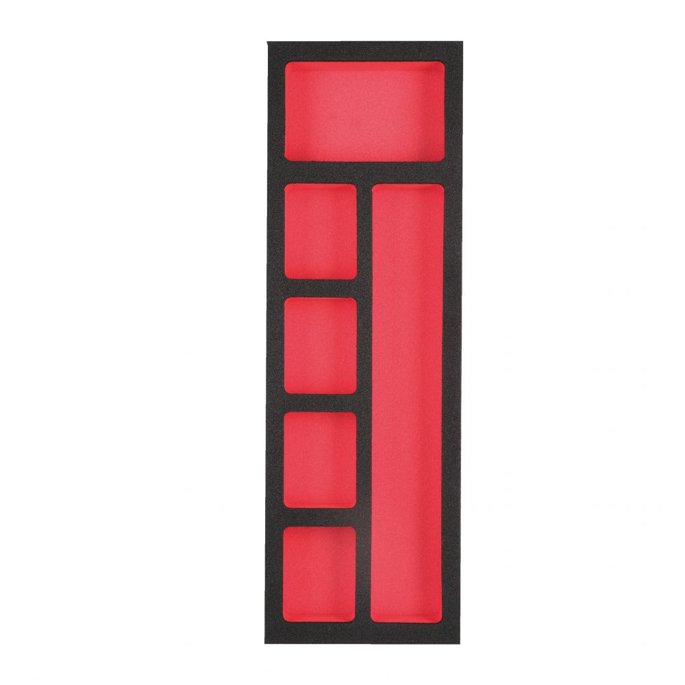 Schaumstoffeinlage Füllstück Füllstück 46 / 117 cm Werkstattwagen, 16,5 cm für große 108,5 cm Schublade